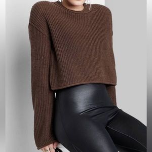 Wild Fable cropped sweater